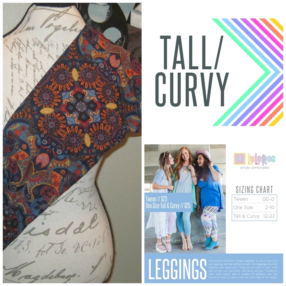 LuLaRoe Tall & Curvy Leggings - Brand New!